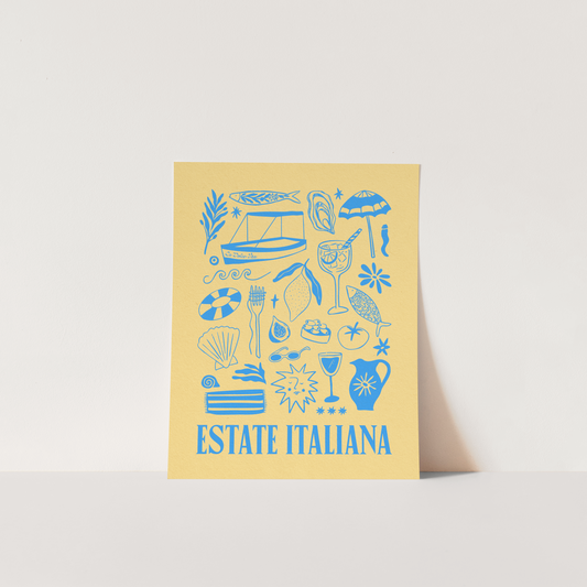 Estate Italiana; Italian Summer - Art Print