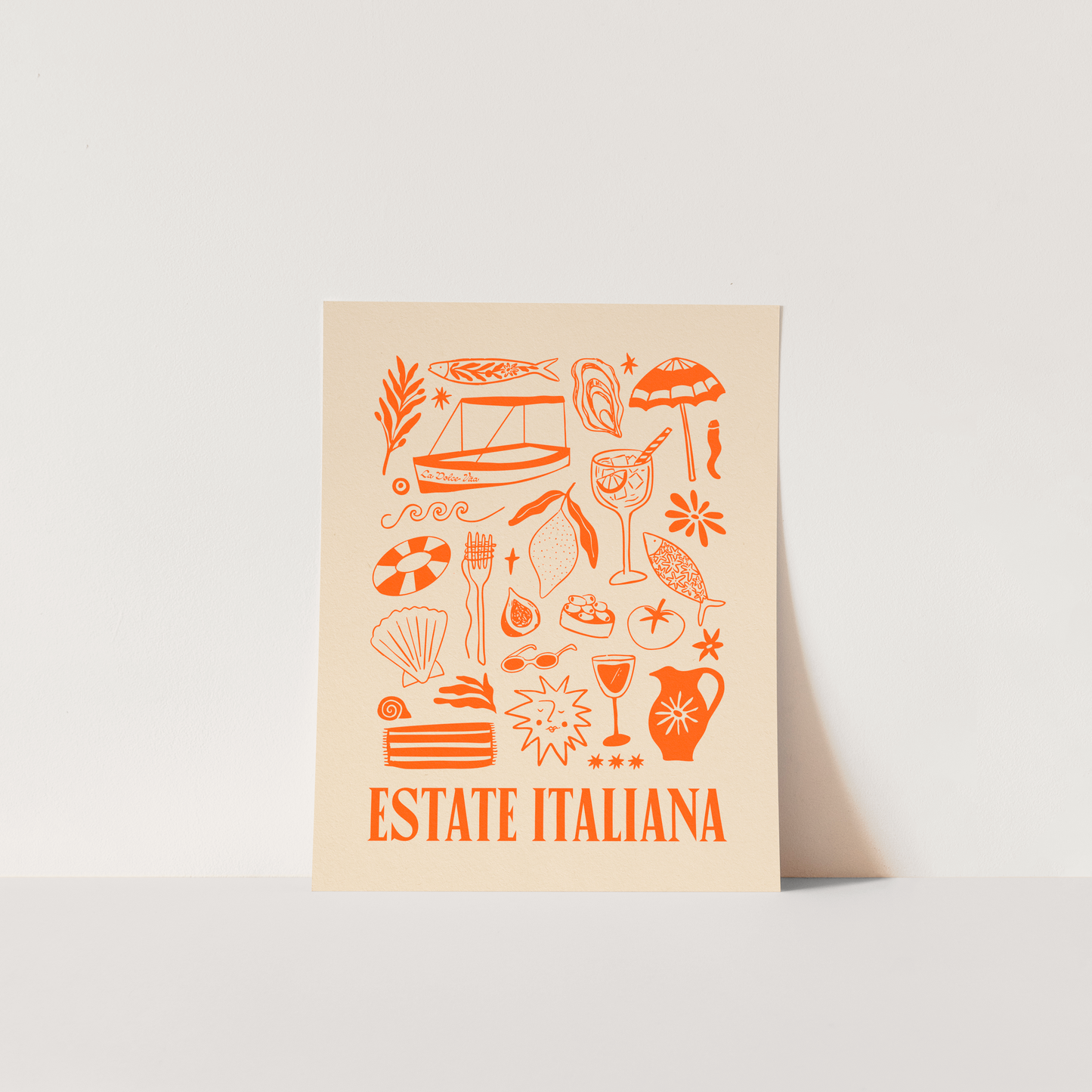 Estate Italiana; Italian Summer - Art Print
