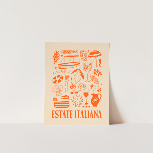Estate Italiana; Italian Summer - Art Print