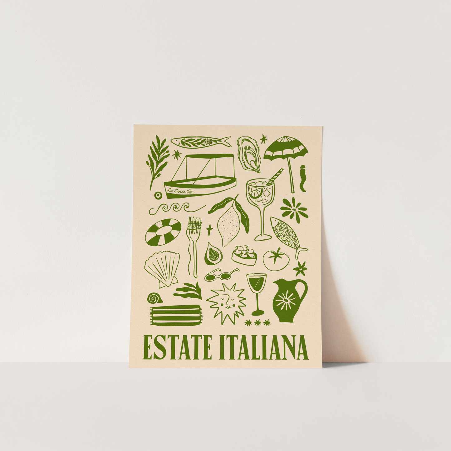 Estate Italiana; Italian Summer - Art Print