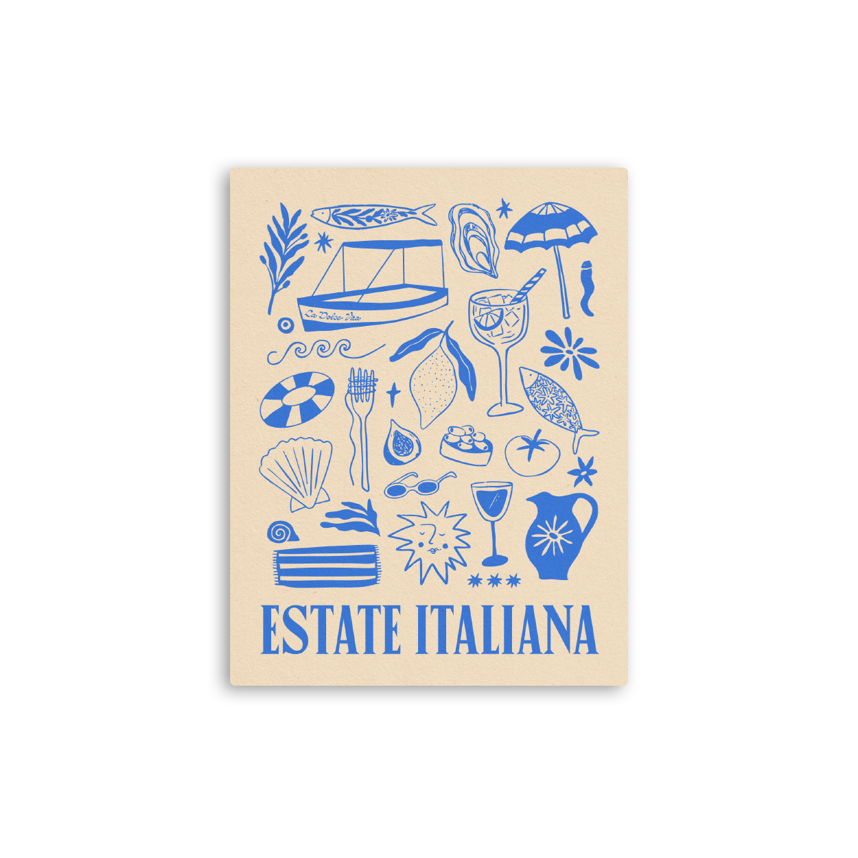 Estate Italiana; Italian Summer - Vinyl Sticker