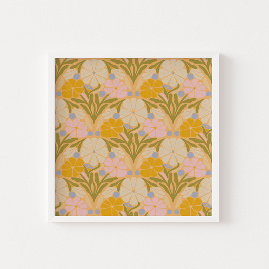 Flora Fun Repeating Pattern - Print