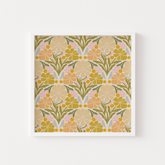 Flora Fun Repeating Pattern - Print