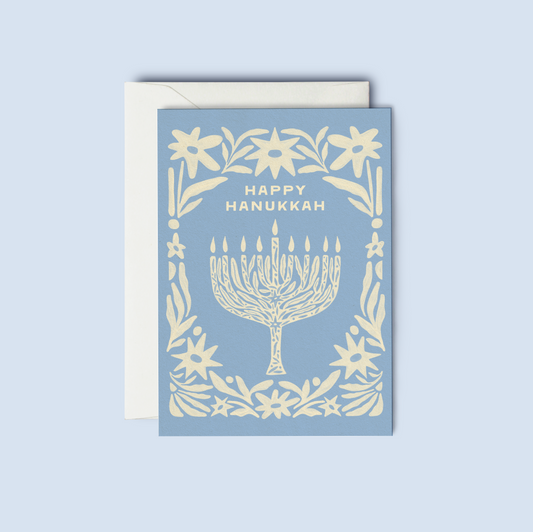 Happy Hanukkah - Holiday Greeting Card