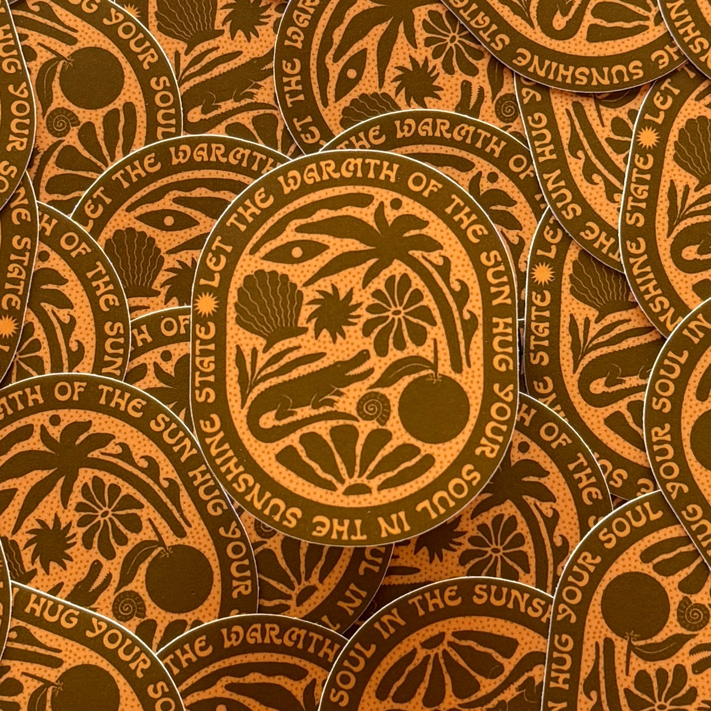 Let The Warmth Of The Sun Hug Your Soul - Vinyl Sticker