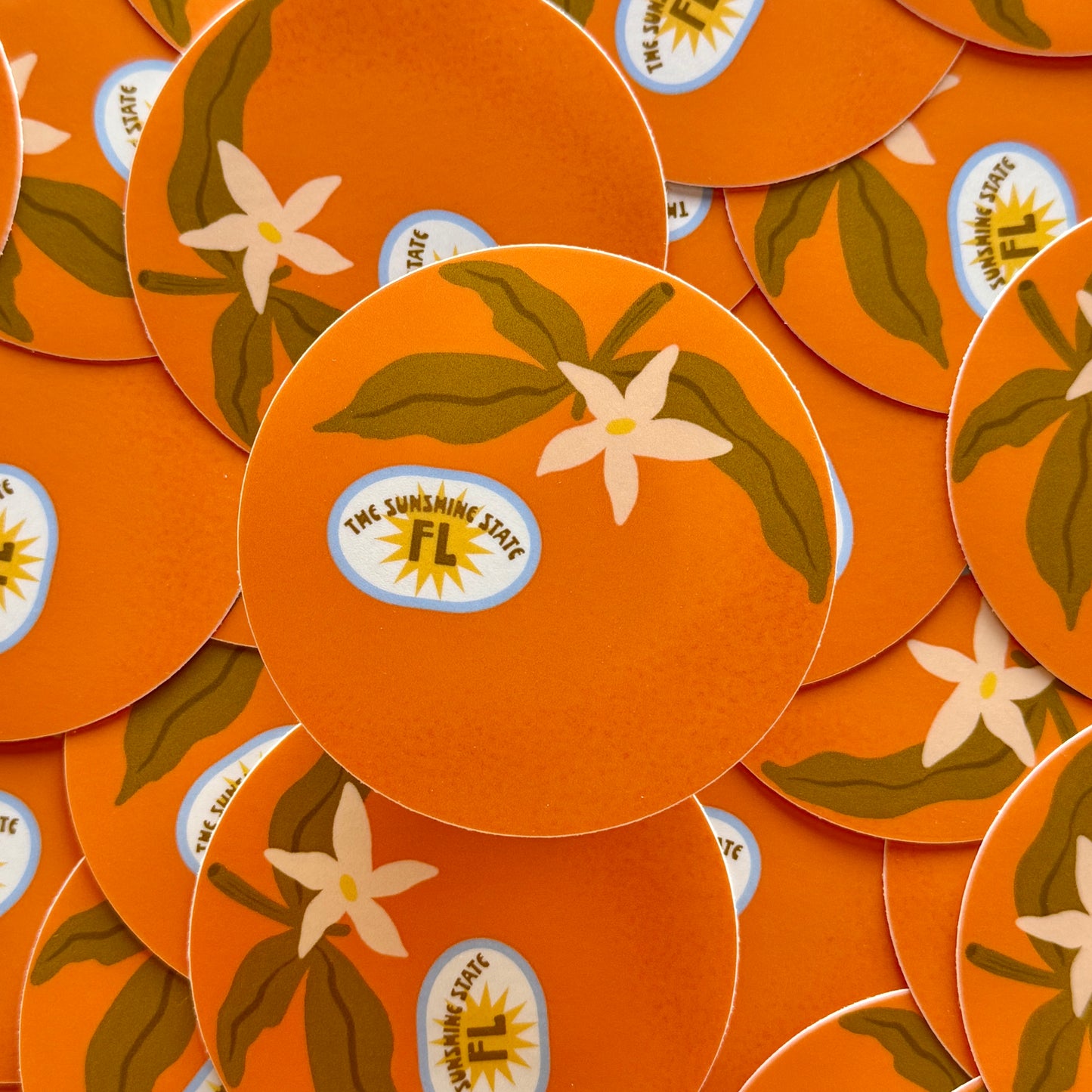 The Sunshine State Orange - Vinyl Sticker