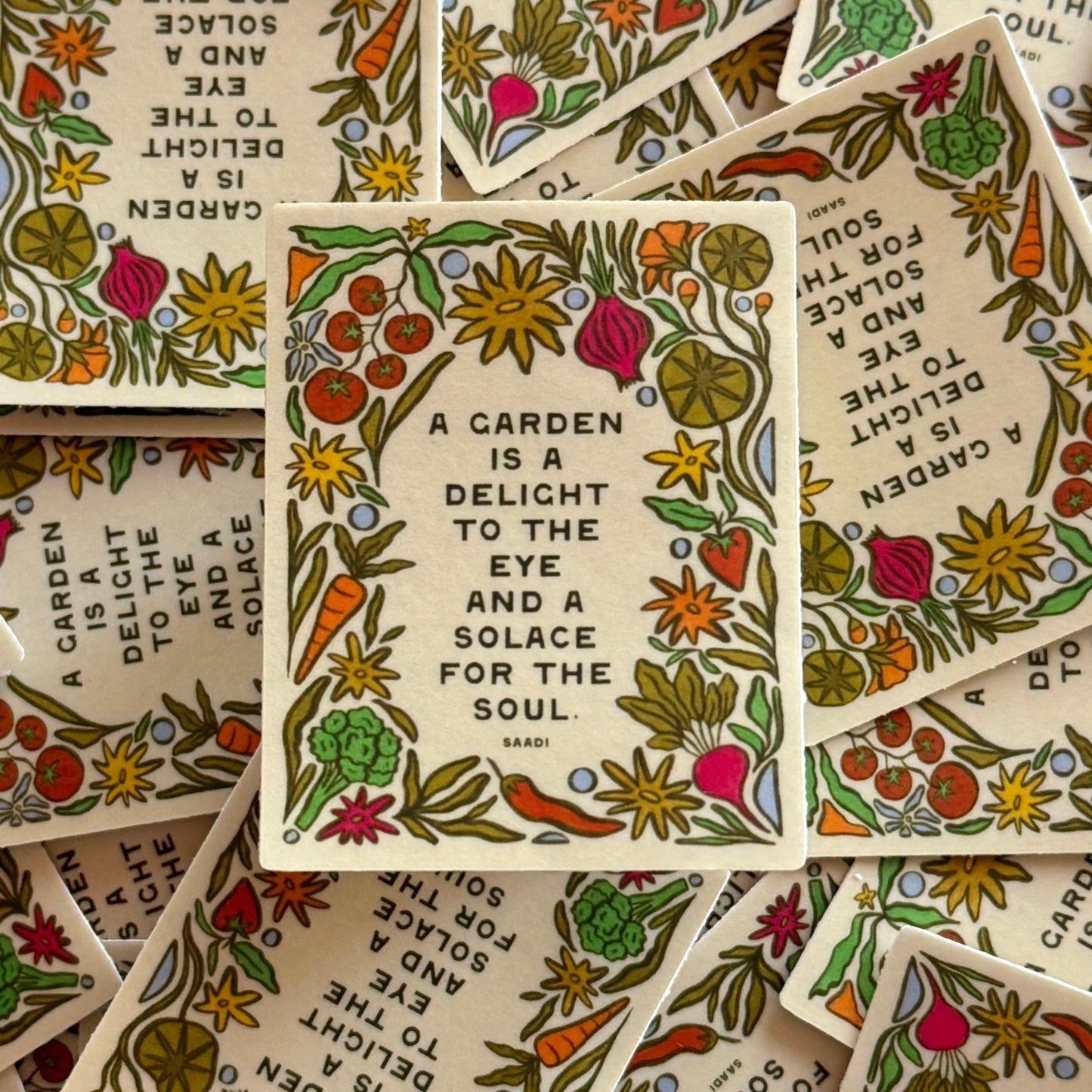 Garden Delight - Vinyl Sticker