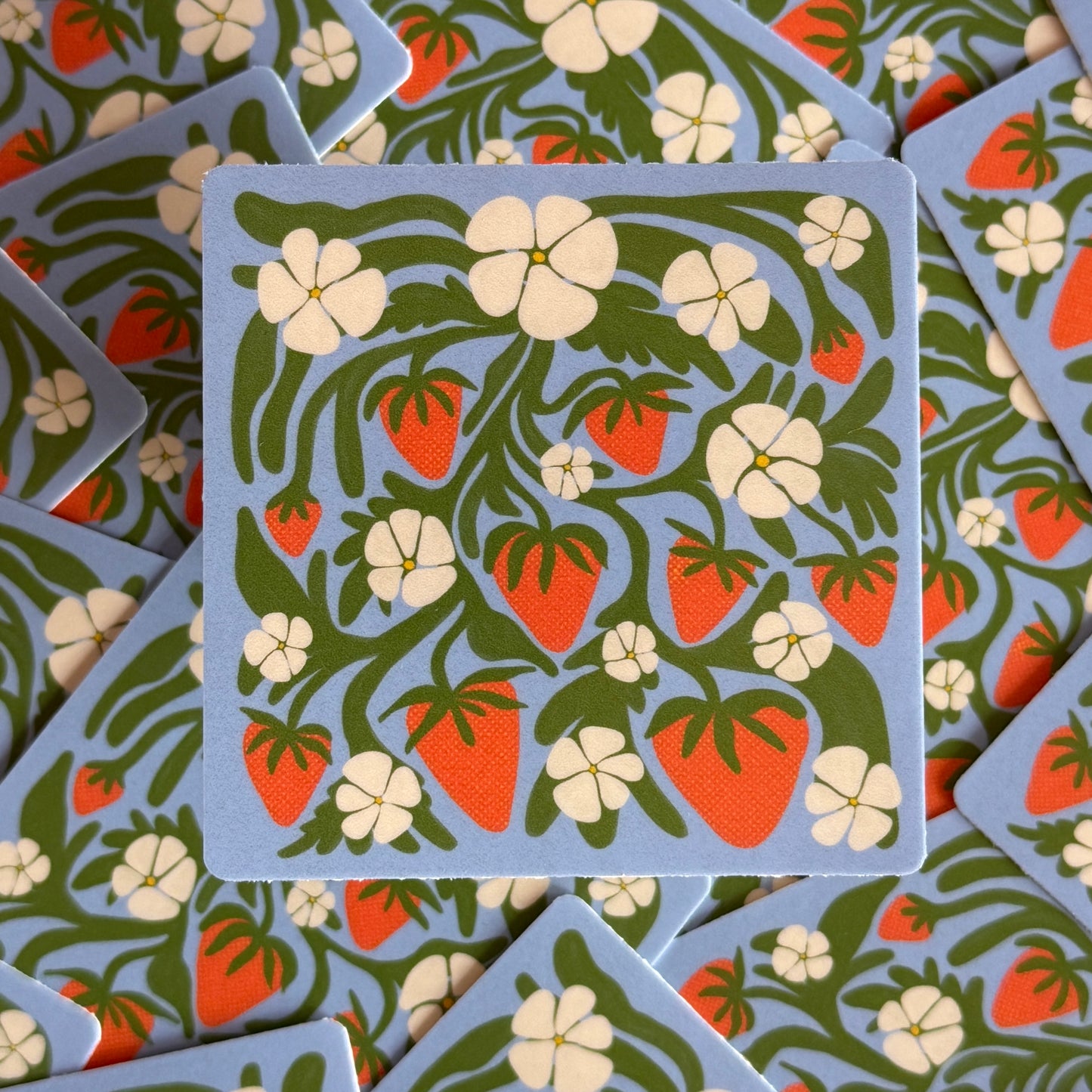Strawberry Field - Vinyl Sticker