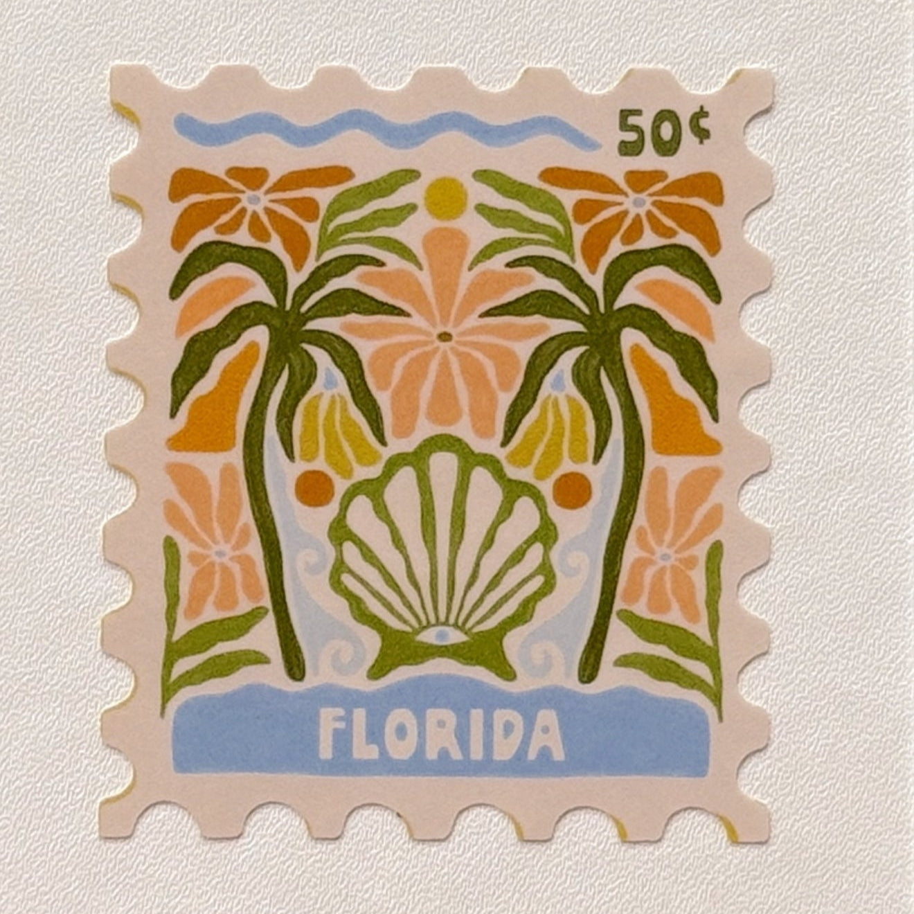 Exclusive FL Stamp - StickerPrintGo x SoulShine Vinyl Sticker