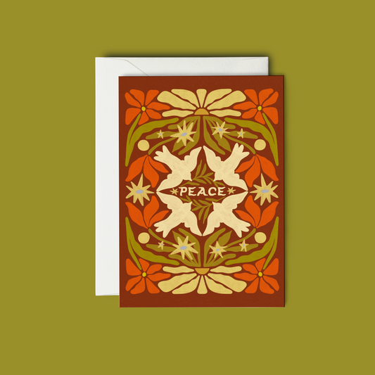 Peace Doves - Holiday Greeting Card