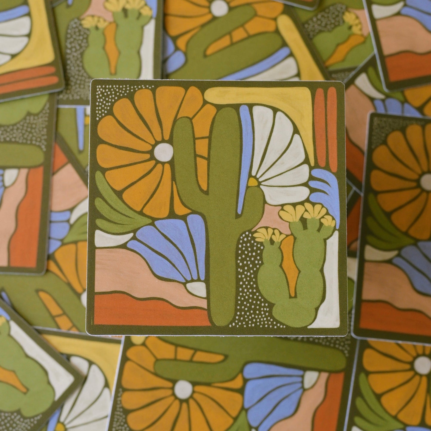 Saguaro Fields - Vinyl Sticker