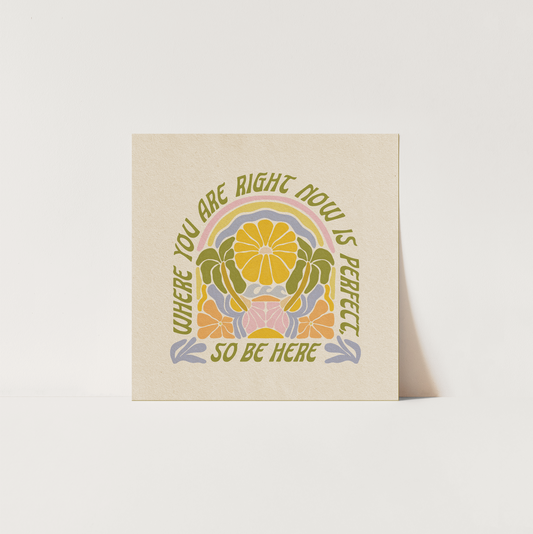 So Be Here - Print