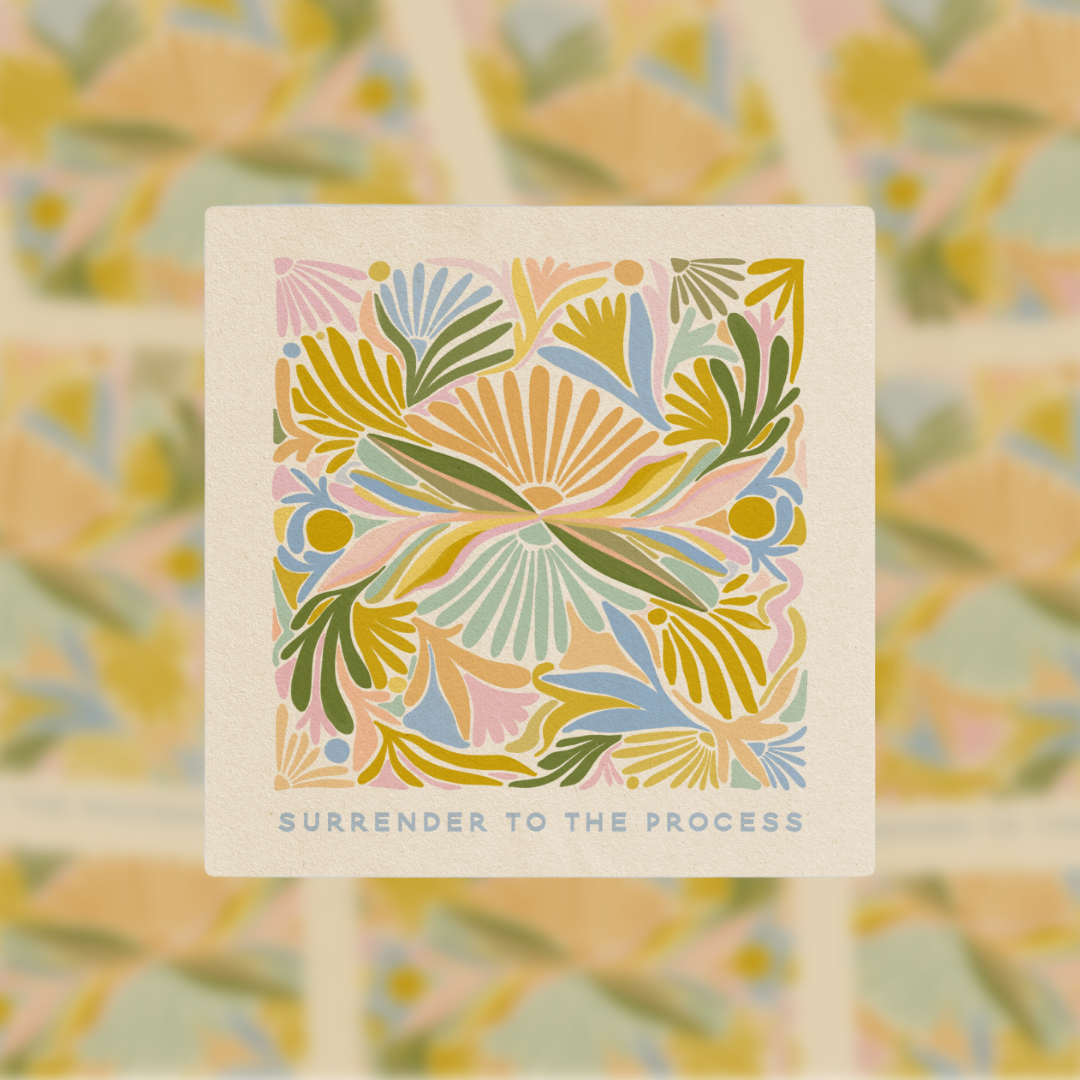 Surrender To The Process - Vinyl Sticker