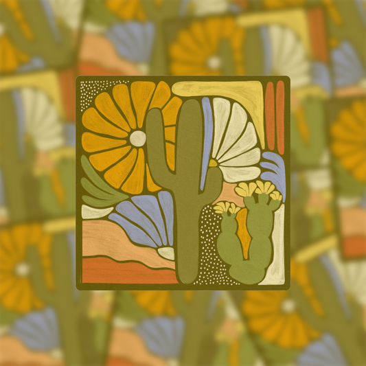 Saguaro Fields - Vinyl Sticker