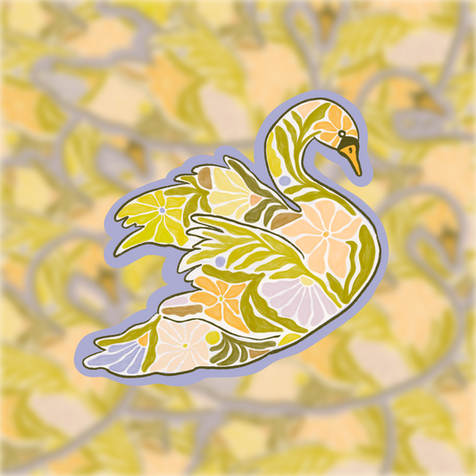 Swan Lover - Vinyl Sticker