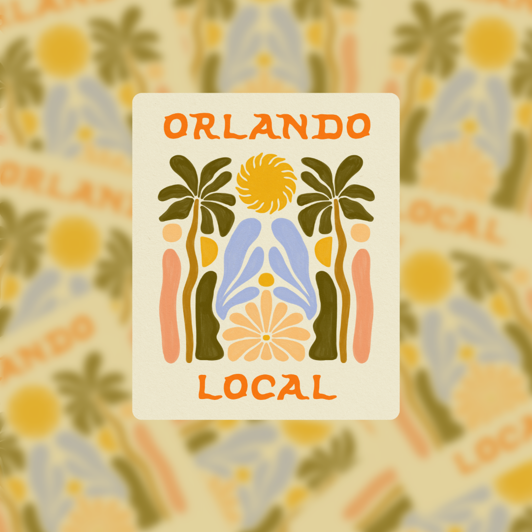 Orlando Local - Vinyl Sticker