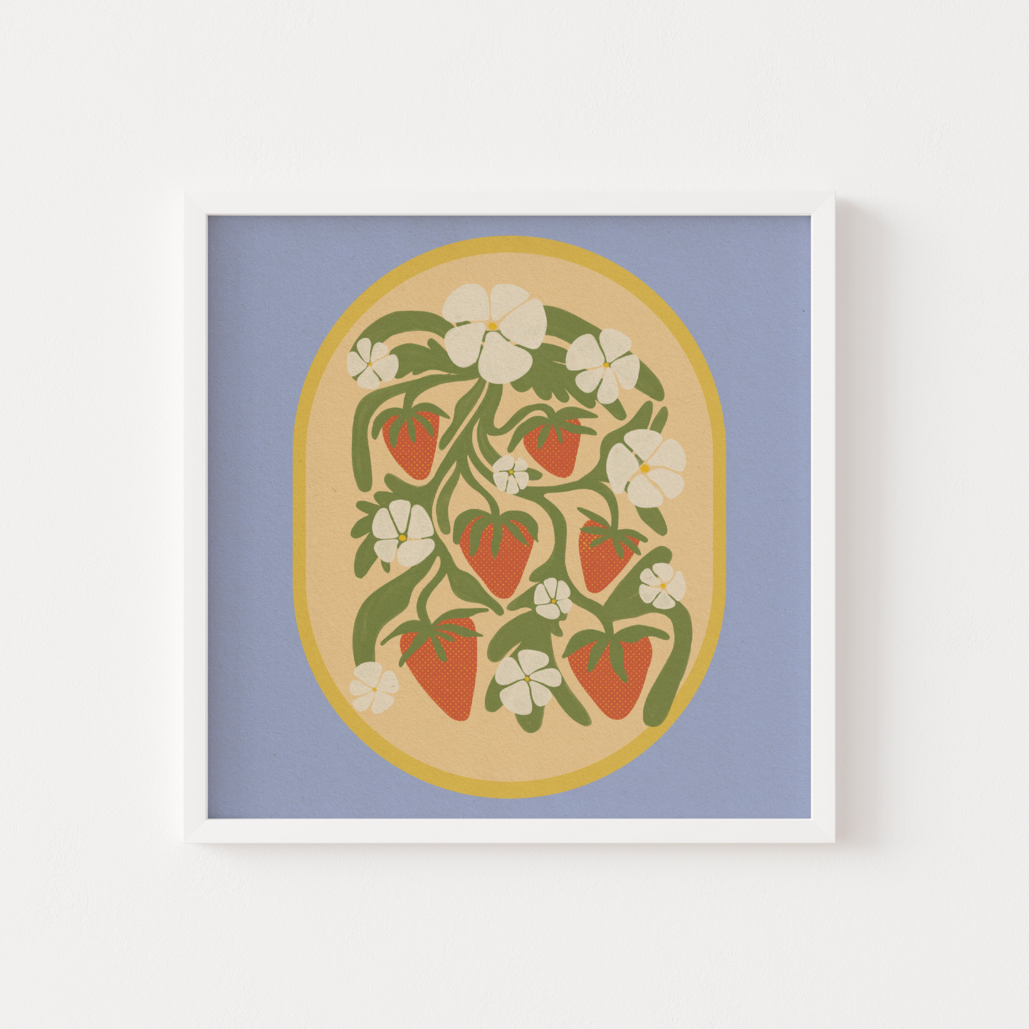 Strawberry Abundance - Art Print