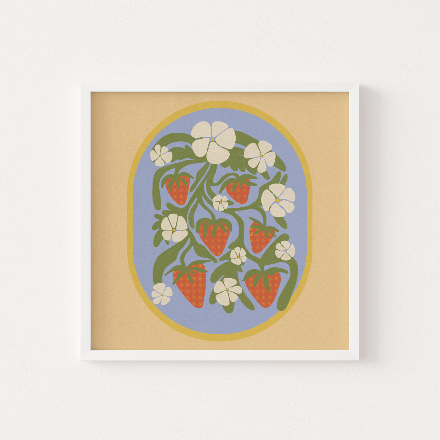 Strawberry Abundance - Art Print
