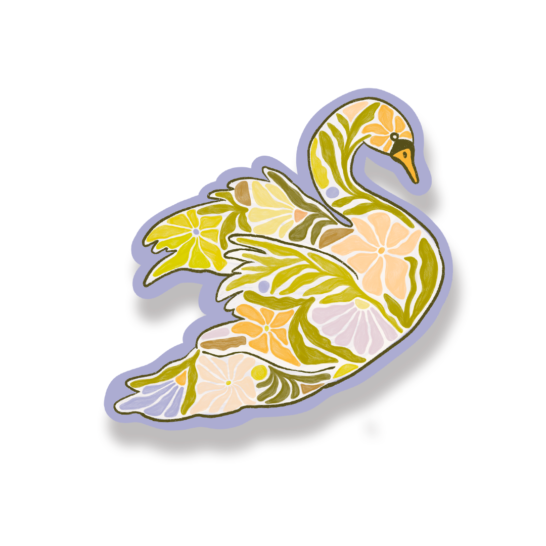 Swan Lover - Vinyl Sticker