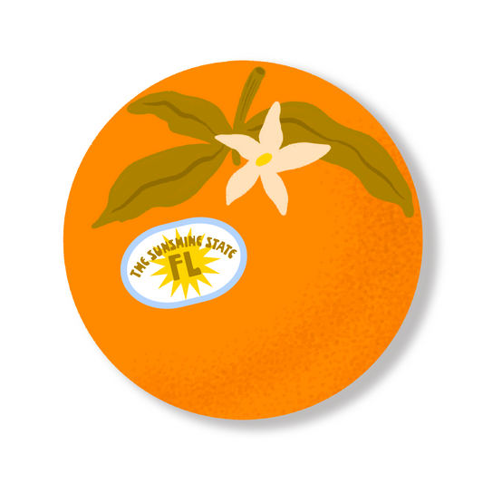 The Sunshine State Orange - Vinyl Sticker