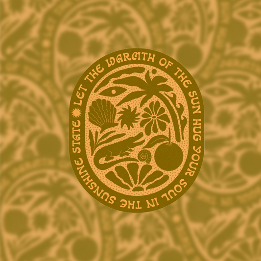 Let The Warmth Of The Sun Hug Your Soul - Vinyl Sticker
