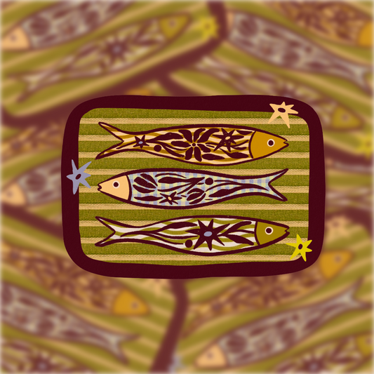 Sardines - Vinyl Sticker