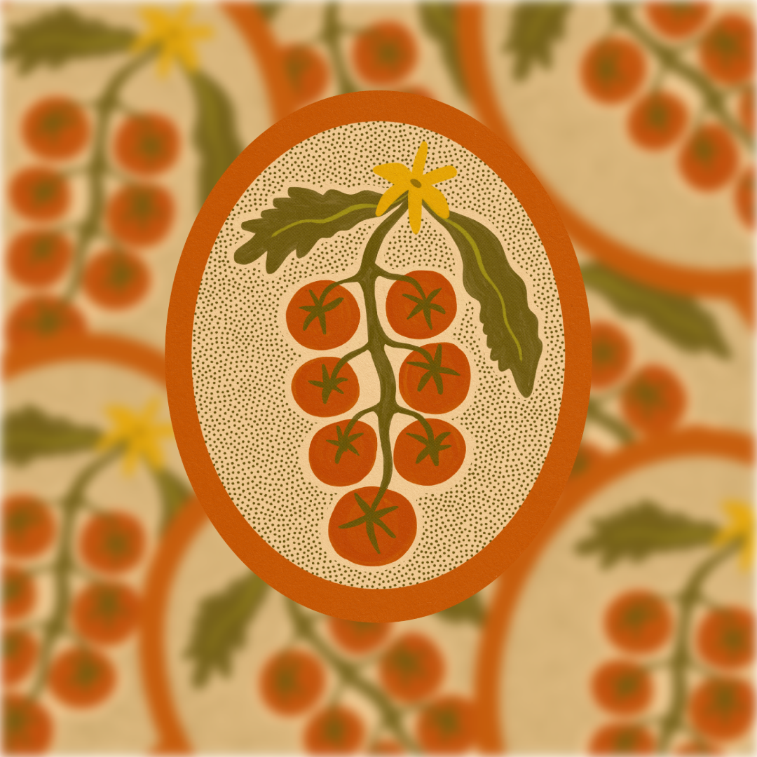 Tomato Vine - Vinyl Sticker