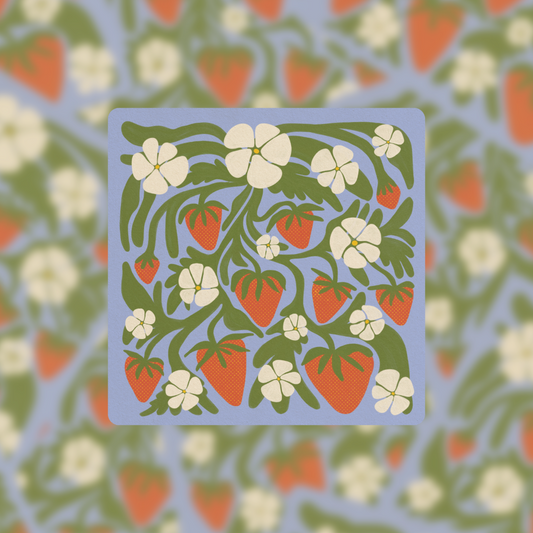 Strawberry Field - Vinyl Sticker