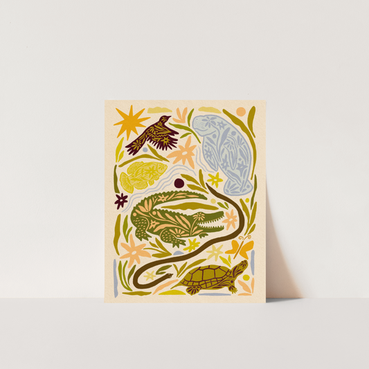 Fauna Of Florida - Art Print