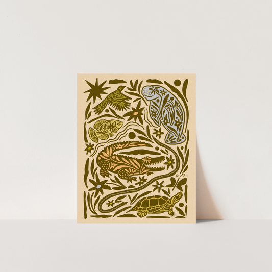 Fauna Of Florida - Art Print