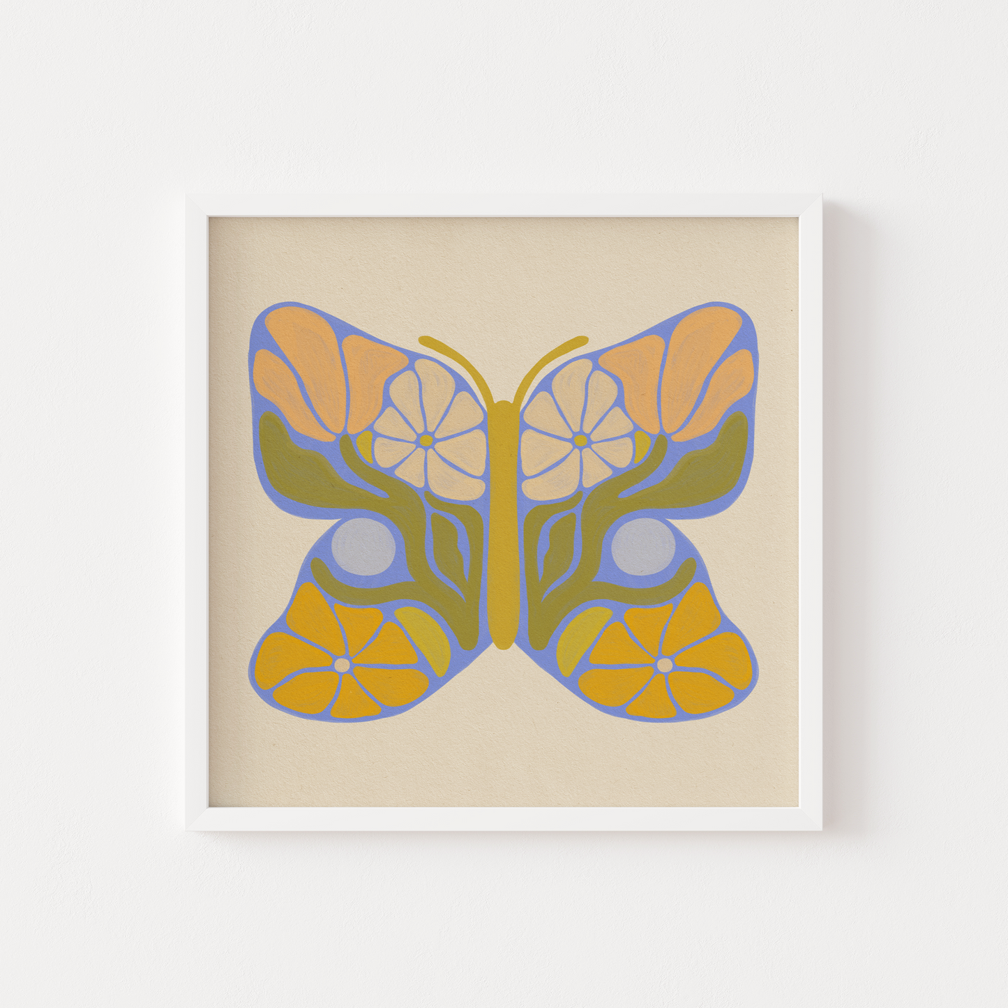 Floral Butterfly - Print