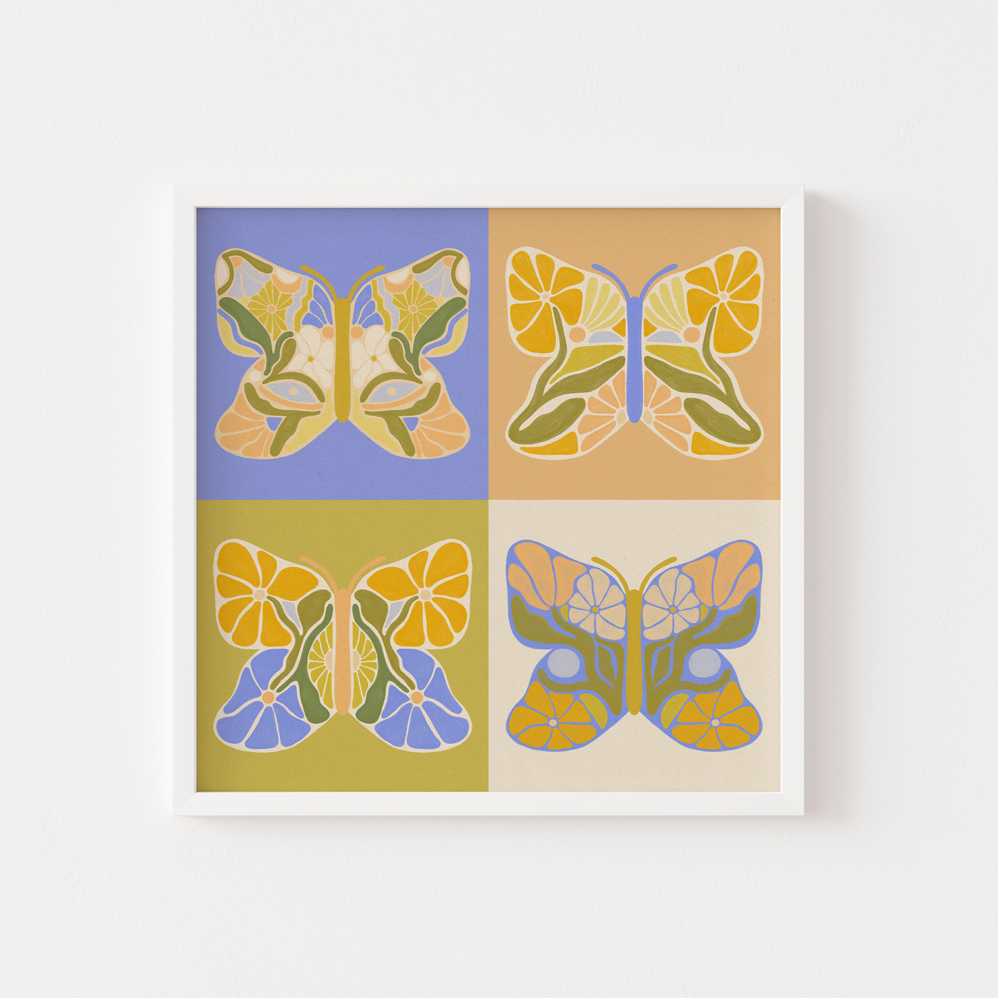 Floral Butterfly - Print