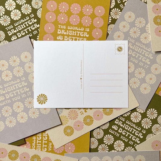 Brighter & Better Post Cards - Pack of 4