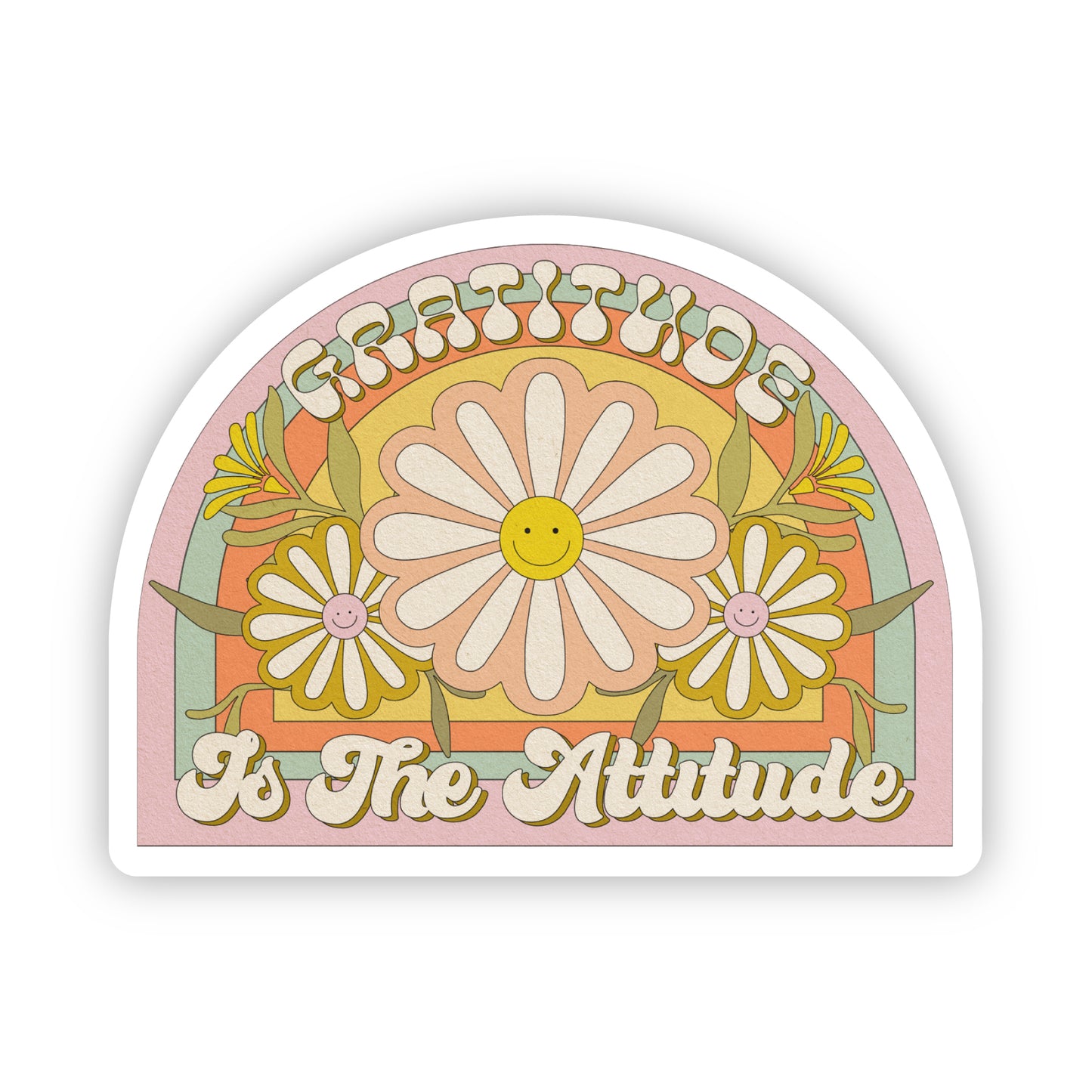 Gratitude Is The Attitude - Vinyl Sticker