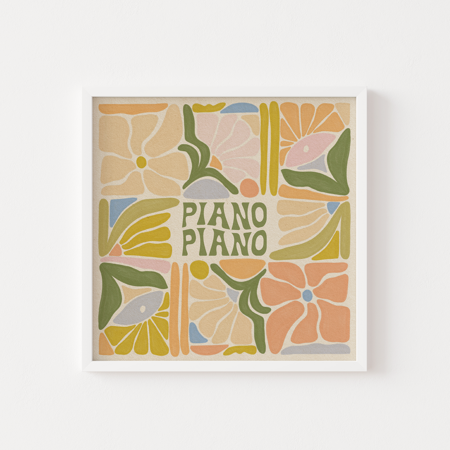 Slowly, Slowly // Piano, Piano - Print