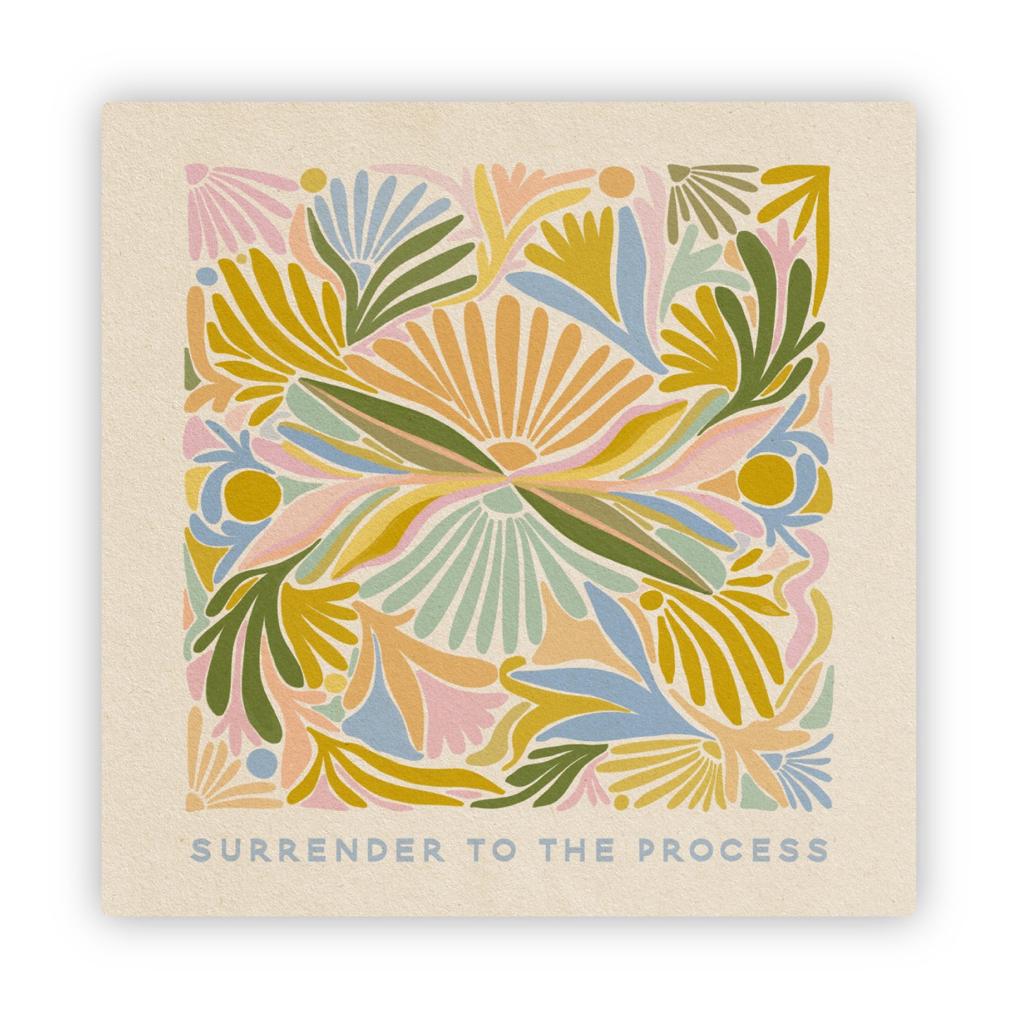 Surrender To The Process - Vinyl Sticker