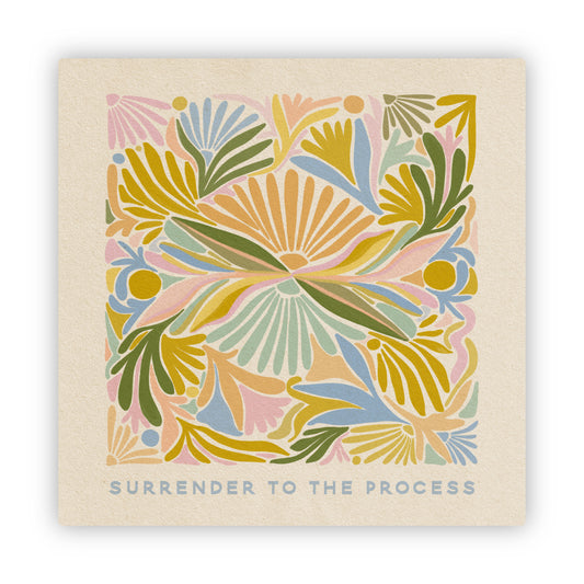 Surrender To The Process - Vinyl Sticker