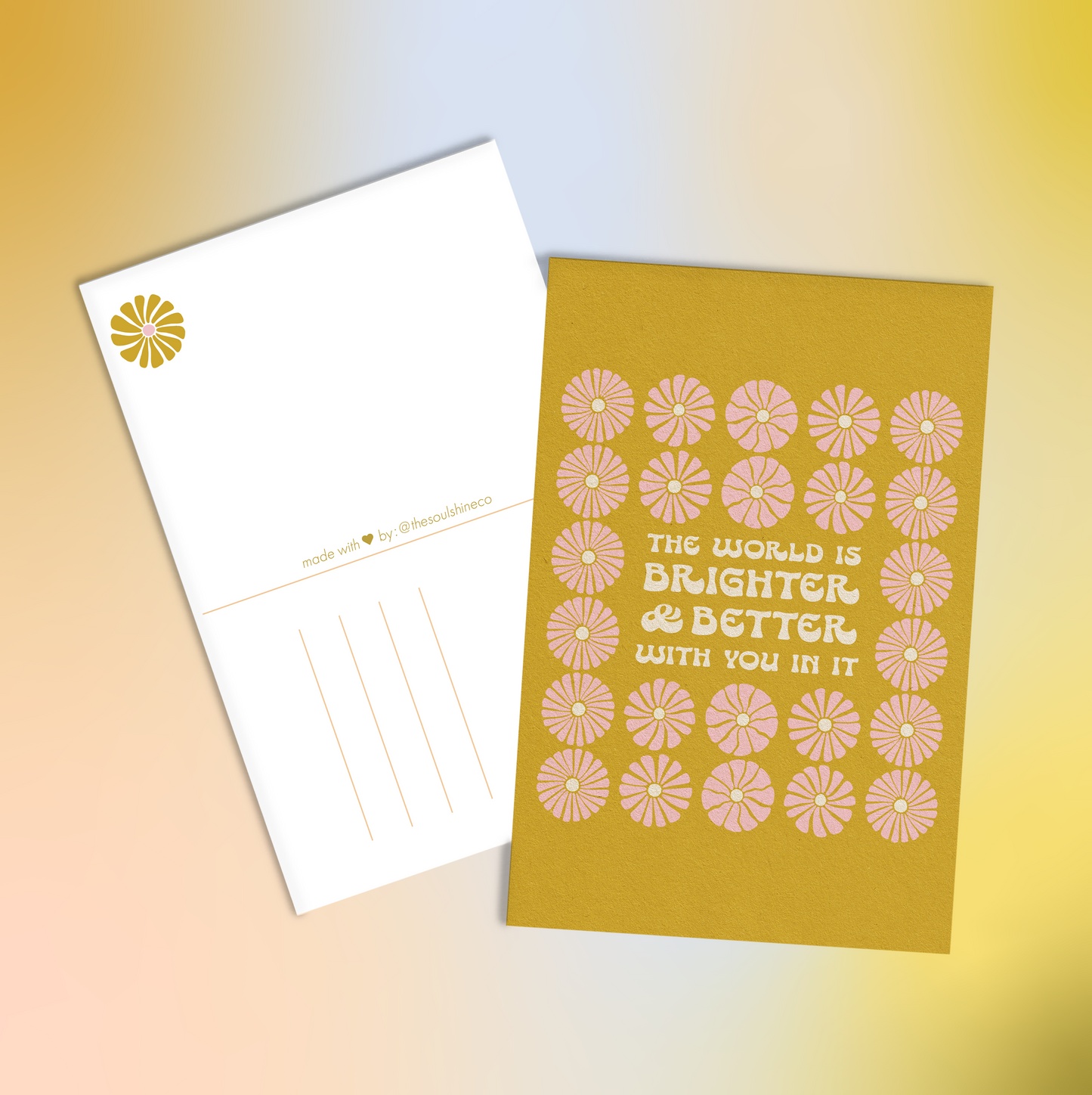 Brighter & Better Post Cards - Pack of 4