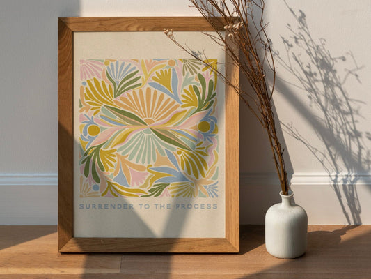 Surrender To The Process - Print