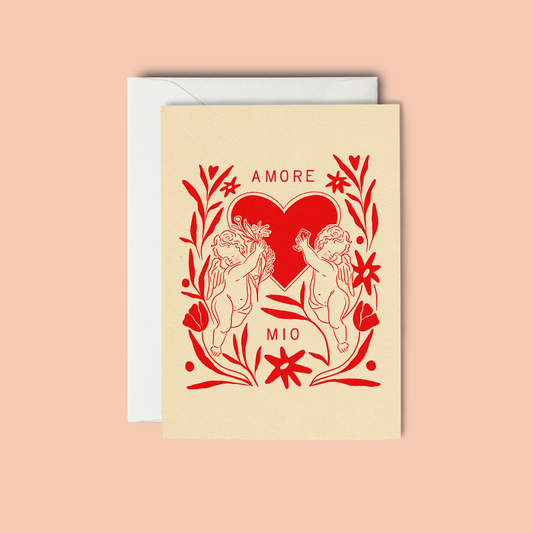 AMORE MIO (My Love) - Greeting Card