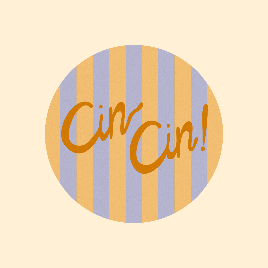 Cin Cin! - Pack of 4 Coasters