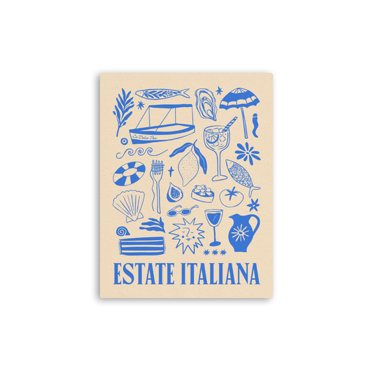 Estate Italiana; Italian Summer - Vinyl Sticker