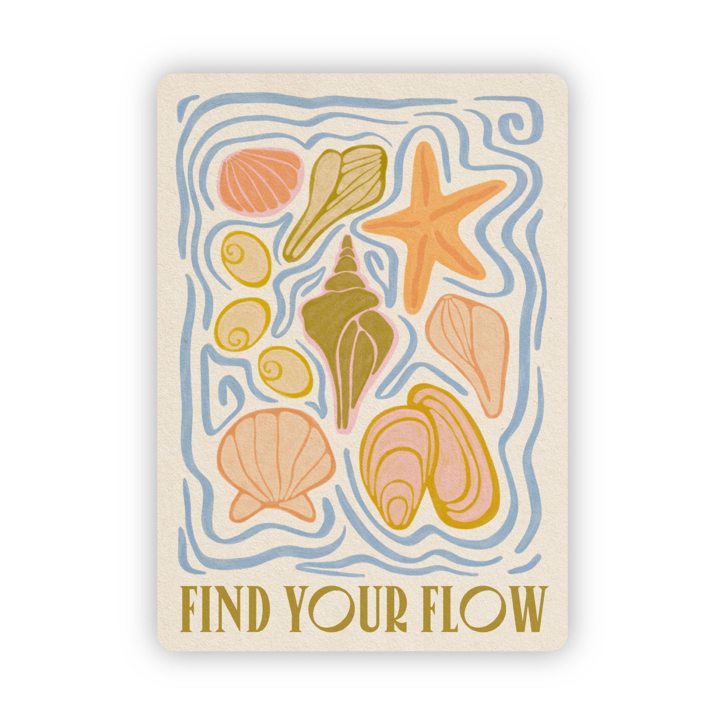Find Your Flow - Vinyl Sticker