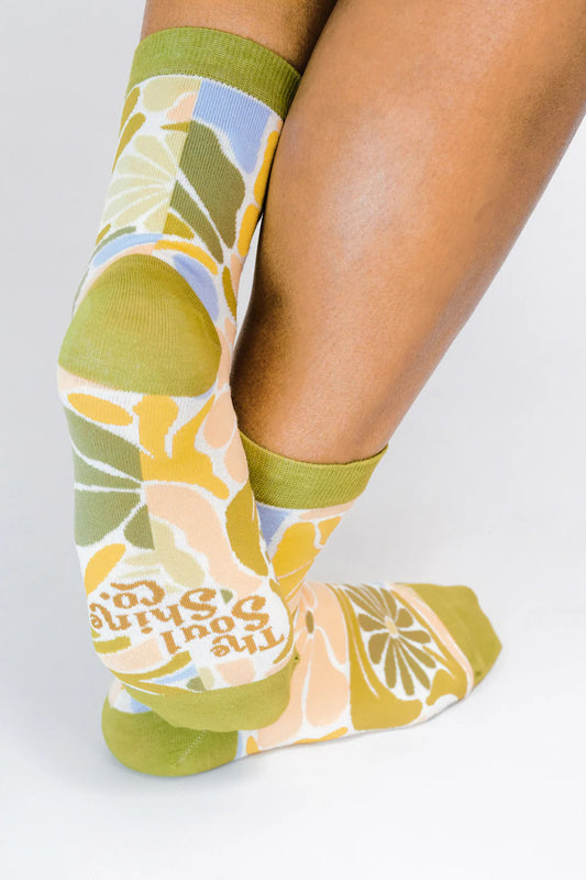SoulShine Flowers — Knit Ankle Sock