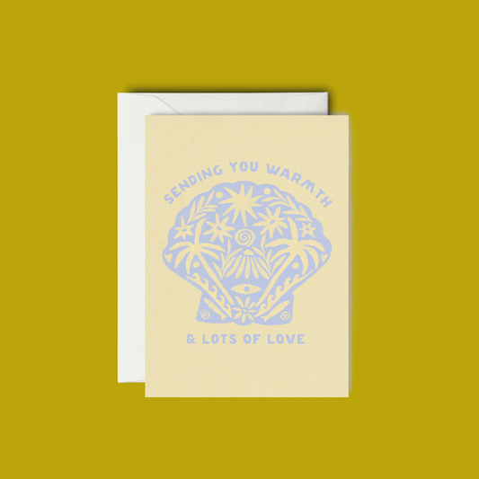 Sending You Warmth & Lots Of Love - Greeting Card
