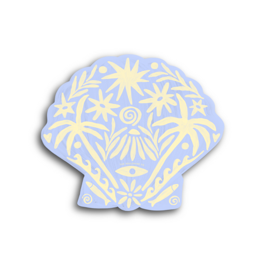 Beachy Shell - Vinyl Sticker