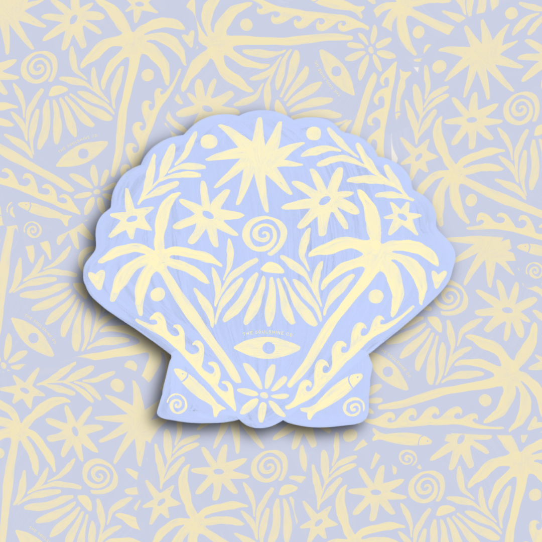Beachy Shell - Vinyl Sticker