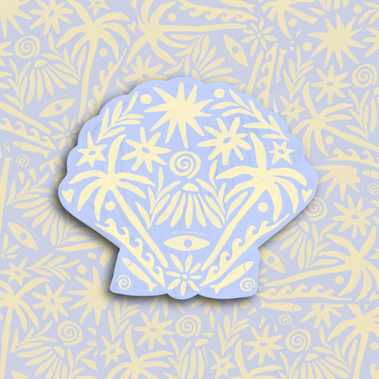 Beachy Shell - Vinyl Sticker