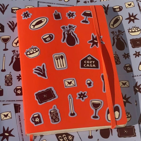 Cozy Casa — Vinyl Sticker Sheet