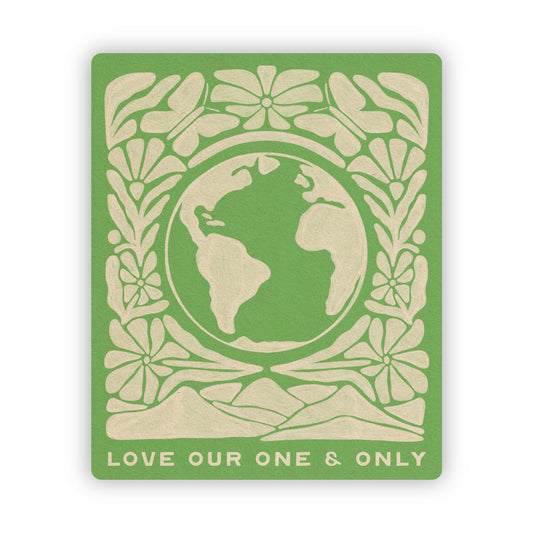 Love Our One & Only (Mumma Earth) - Vinyl Sticker